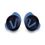 Veho RHOX True Écouteurs sans fil Bluetooth 5.1 intra-auriculaires avec étui de charge USB-C, résistance à l'eau IPX5, autonomie 5h, bleu électrique