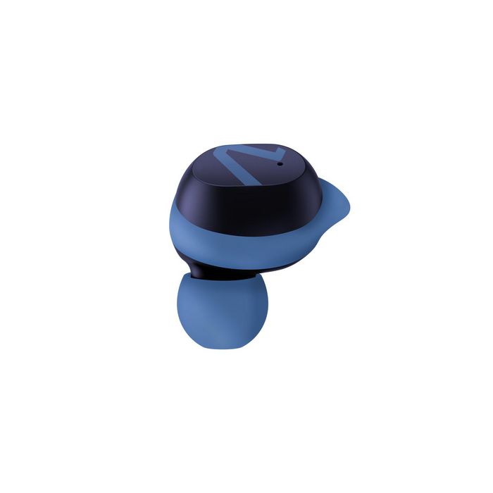 Veho RHOX True Écouteurs sans fil Bluetooth 5.1 intra-auriculaires avec étui de charge USB-C, résistance à l'eau IPX5, autonomie 5h, bleu électrique