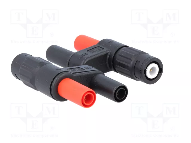 FLUKE Adaptateur BNC prise vers 2 socles banane 4mm, PM9082/001