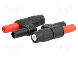 FLUKE Adaptateur BNC prise vers 2 socles banane 4mm, PM9082/001