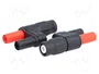 FLUKE Adaptateur BNC prise vers 2 socles banane 4mm, PM9082/001