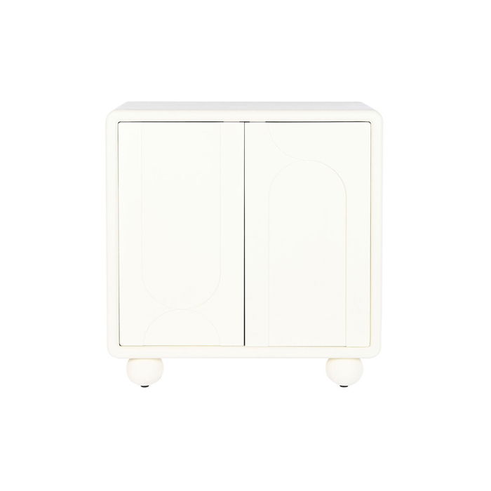 Caisson à Tiroirs DKD Home Decor Blanc Bois MDF Moderne 80 x 37 x 85 cm 80 x 37 x 86 cm