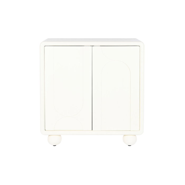 Caisson à Tiroirs DKD Home Decor Blanc Bois MDF Moderne 80 x 37 x 85 cm 80 x 37 x 86 cm