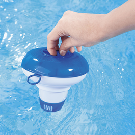 Bestway 58210 Distributeur de Chlore Rétractable pour Piscine et Jardin