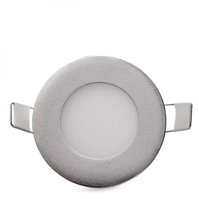 Plaque LED Circulaire 3W 300Lm 4200K 40.000H IP25 Aluminium Blanc GR-RDP01-MP-3W-W