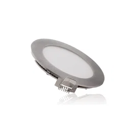 Plaque LED Circulaire 3W 300Lm 4200K 40.000H IP25 Aluminium Blanc GR-RDP01-MP-3W-W