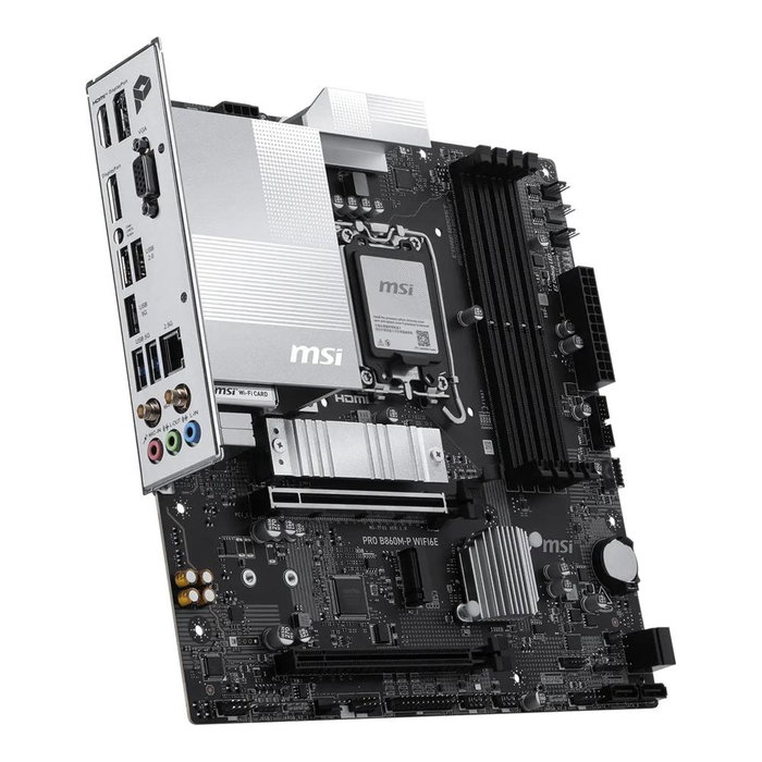 MSI PRO B860M-P WIFI6E Micro-ATX DDR5 LGA 1851 MSI PRO B860M-P WIFI6E Micro-ATX DDR5 LGA 1851