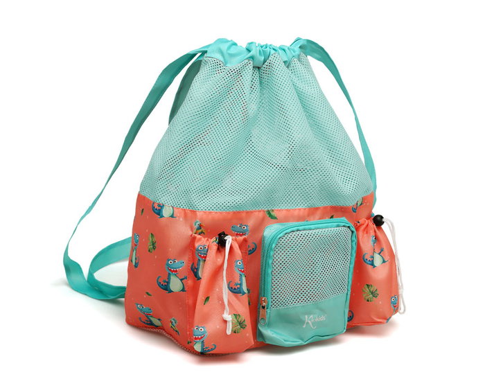 KioKids Sac de plage crocodiles orange