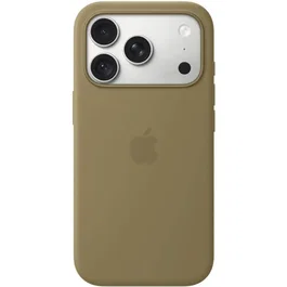 Apple Coque en silicone avec MagSafe pour iPhone 18 Pro - Olive