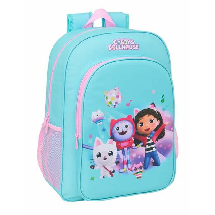 Safta Cartable Gabby's Dollhouse Bleu et Rose