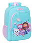 Safta Mochila Adapt.Carro Gabby's Dollhouse, sac à dos transformable avec personnages, 33 x 42 x 14 cm, pour enfants à partir de 3 ans