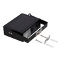 Edm Projecteur solaire LED avec détecteur de mouvement 7W 700lm 6500K Noir