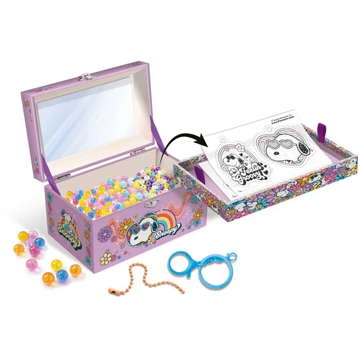 Lisciani Giochi Peanuts Crée Tes Bijoux Charms - Coffret créatif bijoux Lisciani Giochi Peanuts Crée Tes Bijoux Charms - Coffret créatif bijoux