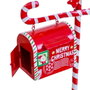BigBuy Home Décorations de Noël Rouge 19,5 x 15 x 67,5 cm