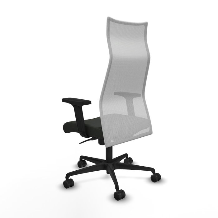Piqueras y Crespo Chaise de Bureau Albacete Noir et Blanc Piqueras y Crespo Chaise de Bureau Albacete Noir et Blanc