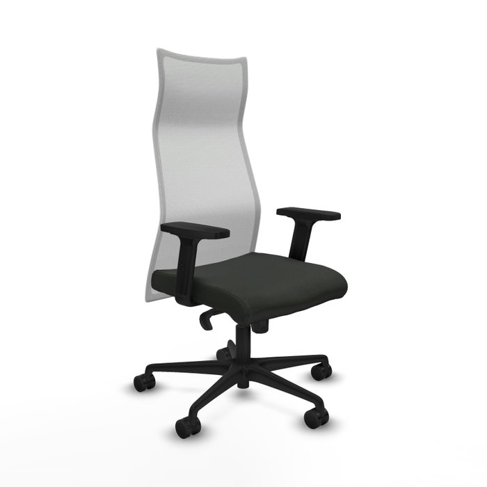 Piqueras y Crespo Chaise de Bureau Albacete Noir et Blanc Piqueras y Crespo Chaise de Bureau Albacete Noir et Blanc