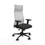 Piqueras y Crespo Chaise de Bureau Albacete Noir et Blanc