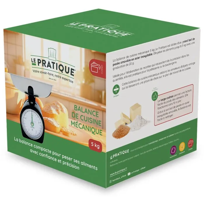 Le Pratique Balance de cuisine mécanique 5 kg