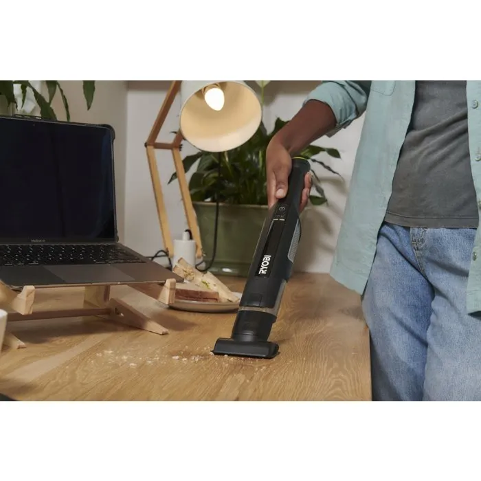 Ryobi RHV44-220G Aspirateur à main 4V USB Lithium avec 2 batteries 2Ah et chargeur