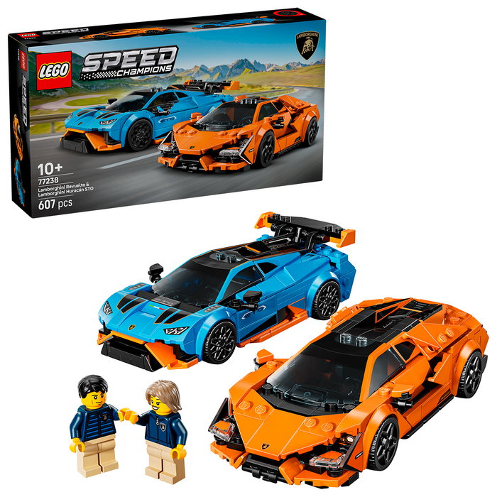 LEGO Speed Champions Lamborghini Revuelto et Huracán STO 77238