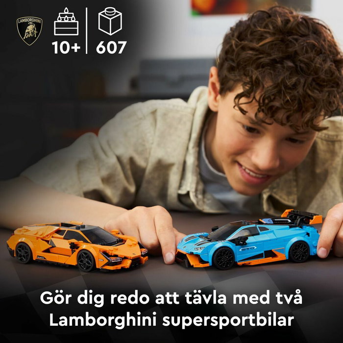 LEGO Speed Champions Lamborghini Revuelto et Huracán STO 77238