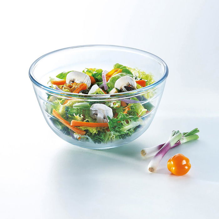 Bol Mezclas Vidrio Ocuisine Vidrio Ô Cuisine 22x22x11 cm (6 Unidades) Bol Mezclas Vidrio Ocuisine Vidrio Ô Cuisine 22x22x11 cm (6 Unidades)