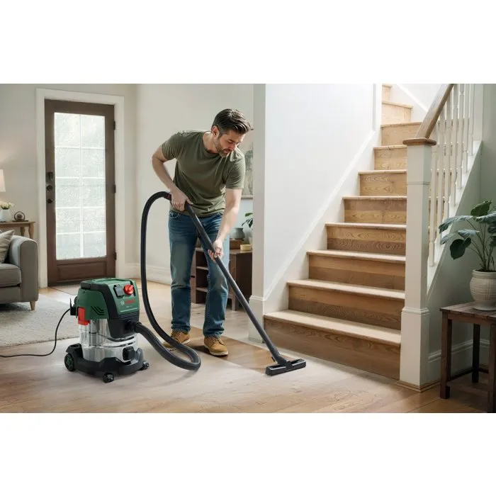 Bosch PAS 20-220PRS - Aspirateur universel 1300W 220 mbar - 65 l/s - Réservoir 20L pour poussières sèches et liquides - Fonction soufflerie et Auto-Start Bosch PAS 20-220PRS - Aspirateur universel 1300W 220 mbar - 65 l/s - Réservoir 20L pour poussières sèches et liquides - Fonction soufflerie et Auto-Start