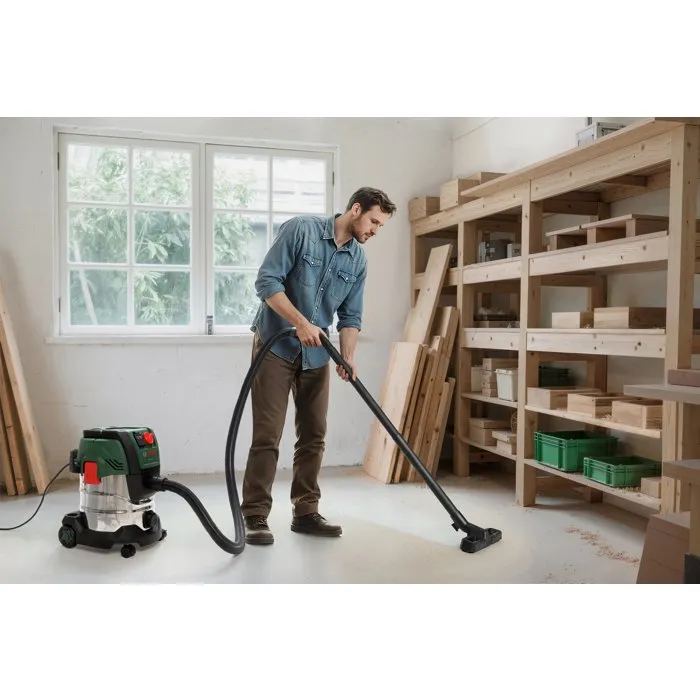 Bosch PAS 20-220PRS - Aspirateur universel 1300W 220 mbar - 65 l/s - Réservoir 20L pour poussières sèches et liquides - Fonction soufflerie et Auto-Start Bosch PAS 20-220PRS - Aspirateur universel 1300W 220 mbar - 65 l/s - Réservoir 20L pour poussières sèches et liquides - Fonction soufflerie et Auto-Start