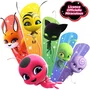 Bandai Peluche Tikki Kwami de création Miraculous - Peluche douce 15 cm - Pour enfants fans de la série