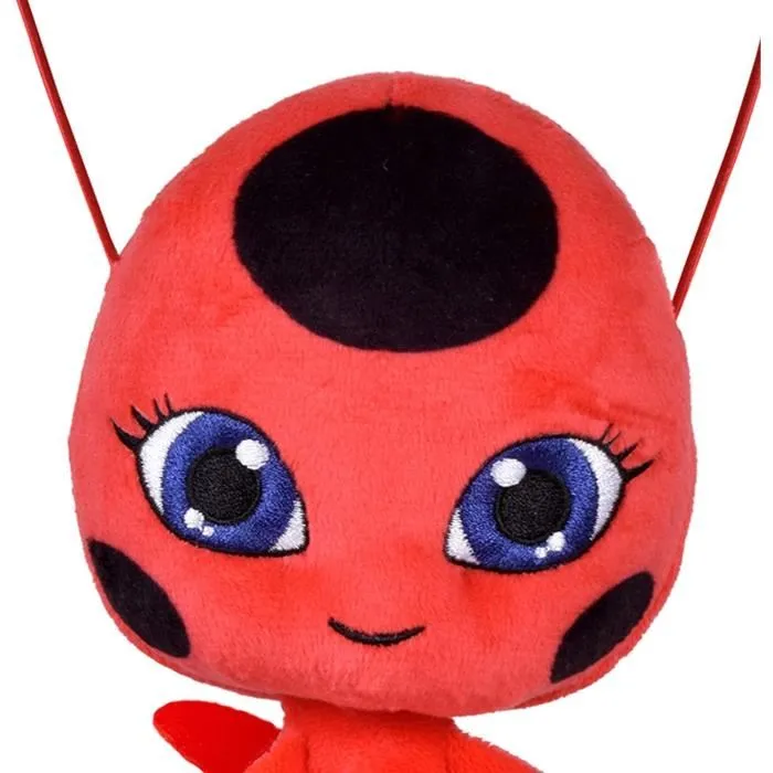 Bandai Peluche Tikki Kwami de création Miraculous - Peluche douce 15 cm - Pour enfants fans de la série