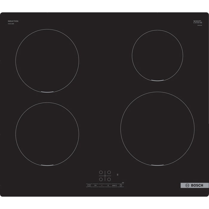 Bosch PUE611BB5E Table de cuisson à induction 4 foyers