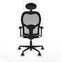 Piqueras y Crespo Chaise de Bureau 3D036N1 Blanc