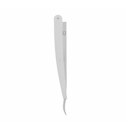 L3Vel3 Navaja de afeitar blanche avec manche en plastique