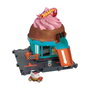 Hot Wheels Set de jeu Ville Lets Race Glacière Htn77 Mattel - Circuit avec voiture 1:64, rampe pliable et spirale - Jouet pour enfants dès 4 ans