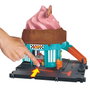 Hot Wheels Set de jeu Ville Lets Race Glacière Htn77 Mattel - Circuit avec voiture 1:64, rampe pliable et spirale - Jouet pour enfants dès 4 ans
