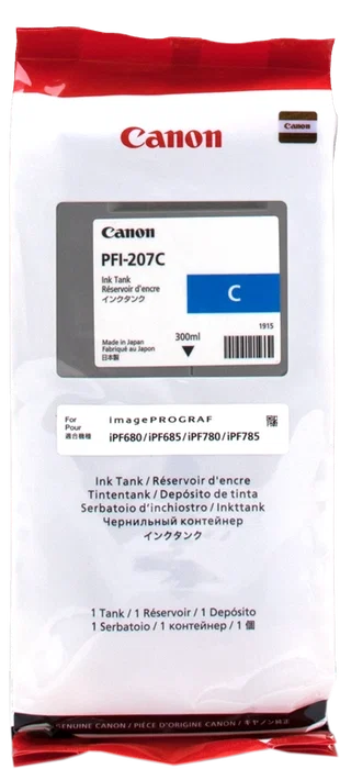 Canon PFI-207C Cyan 300ml Canon PFI-207C Cyan 300ml