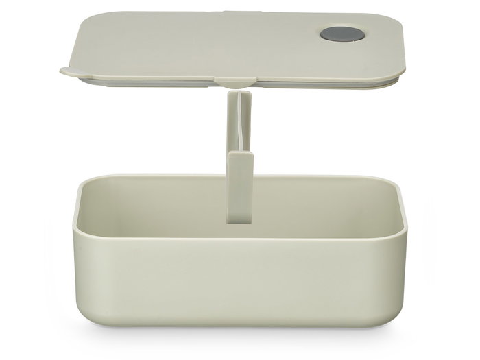 Leknes Boîtes de Rangement Tupper Surtis Couleurs Blanc Marron Vert 19,5x6,5x12 cm Plastique (Set de 24)