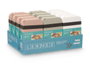 Leknes Boîtes de Rangement Tupper Surtis Couleurs Blanc Marron Vert 19,5x6,5x12 cm Plastique (Set de 24)