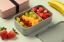 Leknes Boîtes de Rangement Tupper Surtis Couleurs Blanc Marron Vert 19,5x6,5x12 cm Plastique (Set de 24)