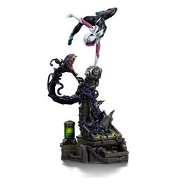 Iron Studios Spider-Man vs Villains Statuette 1/10 Art Scale Ghost Spider Diorama