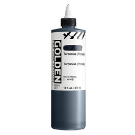 Golden Peinture Acrylique High Flow Turquoise (Thalo) 473 ml