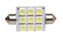 M-Tech L059W - C5W 41MM 9XSMD5050 12V Blanc (Pack de 10)