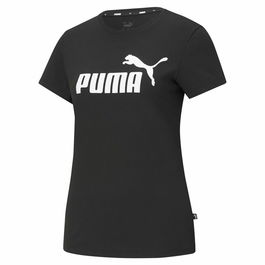 T-shirt à manches courtes femme Puma LOGO TEE 586774 01 Noir