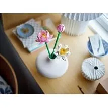 Lego 40647 Creator - Les Fleurs de Lotus - Kit de Construction 220 Pièces - 2 Fleurs et 1 Bouton avec Tiges - Pour Enfants dès 8 Ans et Amateurs de Fleurs Artificielles