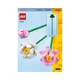 Lego 40647 Creator - Les Fleurs de Lotus - Kit de Construction 220 Pièces - 2 Fleurs et 1 Bouton avec Tiges - Pour Enfants dès 8 Ans et Amateurs de Fleurs Artificielles