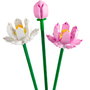 LEGO Fleurs de Lotus 40647, Set de Construction Botanicals อาRage de 220 pièces