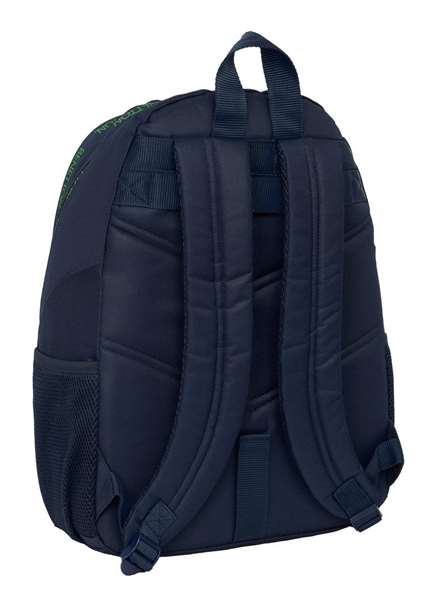 Safta Mochila Adapt.Carro Benetton "Together" 32x44x16cm - Sac à dos avec roulettes pour enfants, âge minimum 36 mois