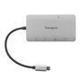 Targus Station d'accueil USB-C DP Alt Mode - 1 vidéo 4K HDMI/VGA avec pass-through 100W PD, Ethernet Gigabit et ports USB-A/USB-C