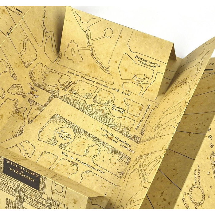 The Noble Collection Réplique Carte du Maraudeur Harry Potter 180 x 40 cm The Noble Collection Réplique Carte du Maraudeur Harry Potter 180 x 40 cm