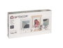 Giftdecor Porte-photos triple Happy 40x21x6 cm MDF blanc et marron (Set de 6)